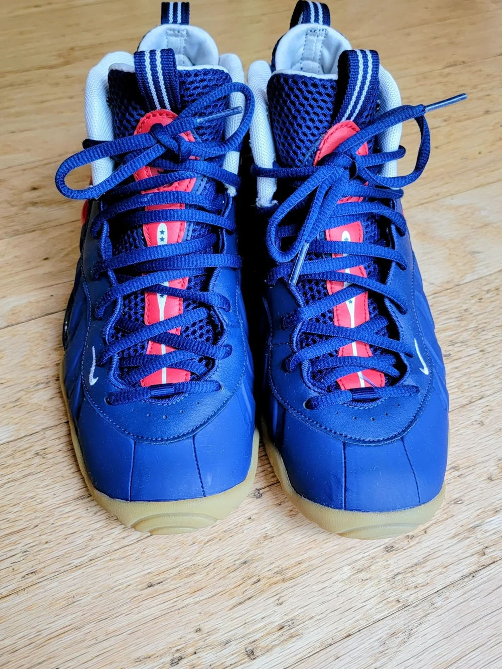Nike Air Foamposite One Sport Royal Blue Basketball Shoes Youth 6Y